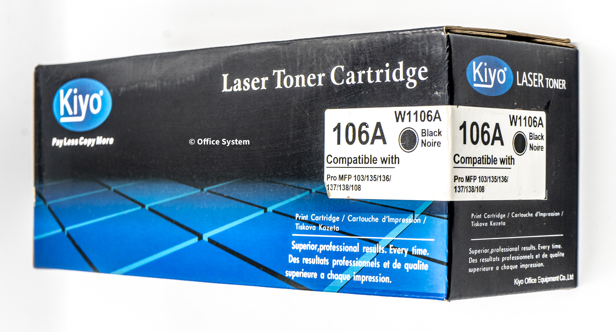 Cartouche laserjet Kiyo W1106A 106A noir Pro – Image 2