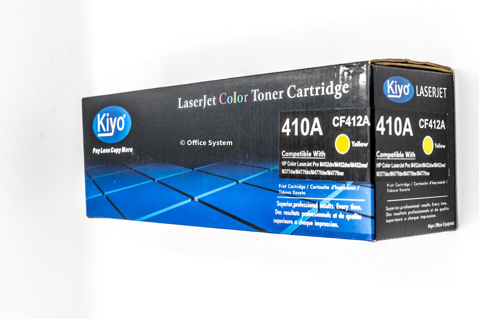 Cartouche laserjet Kiyo CF412A jaune 410A Pro M452dn/M452dw M452nw/M377dw/M477fdn/M477fdw/M477fnw