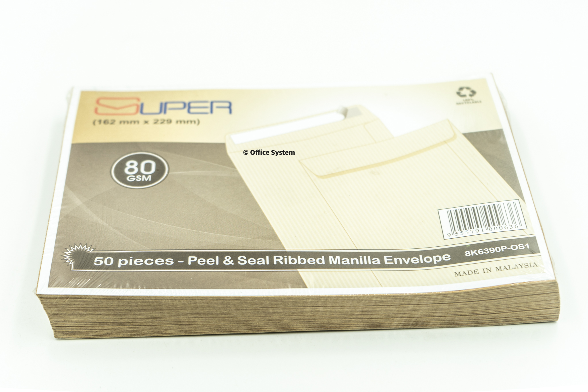 Pochette kraft A5 SUPER 80gsm auto collant 50 pièces – Image 2