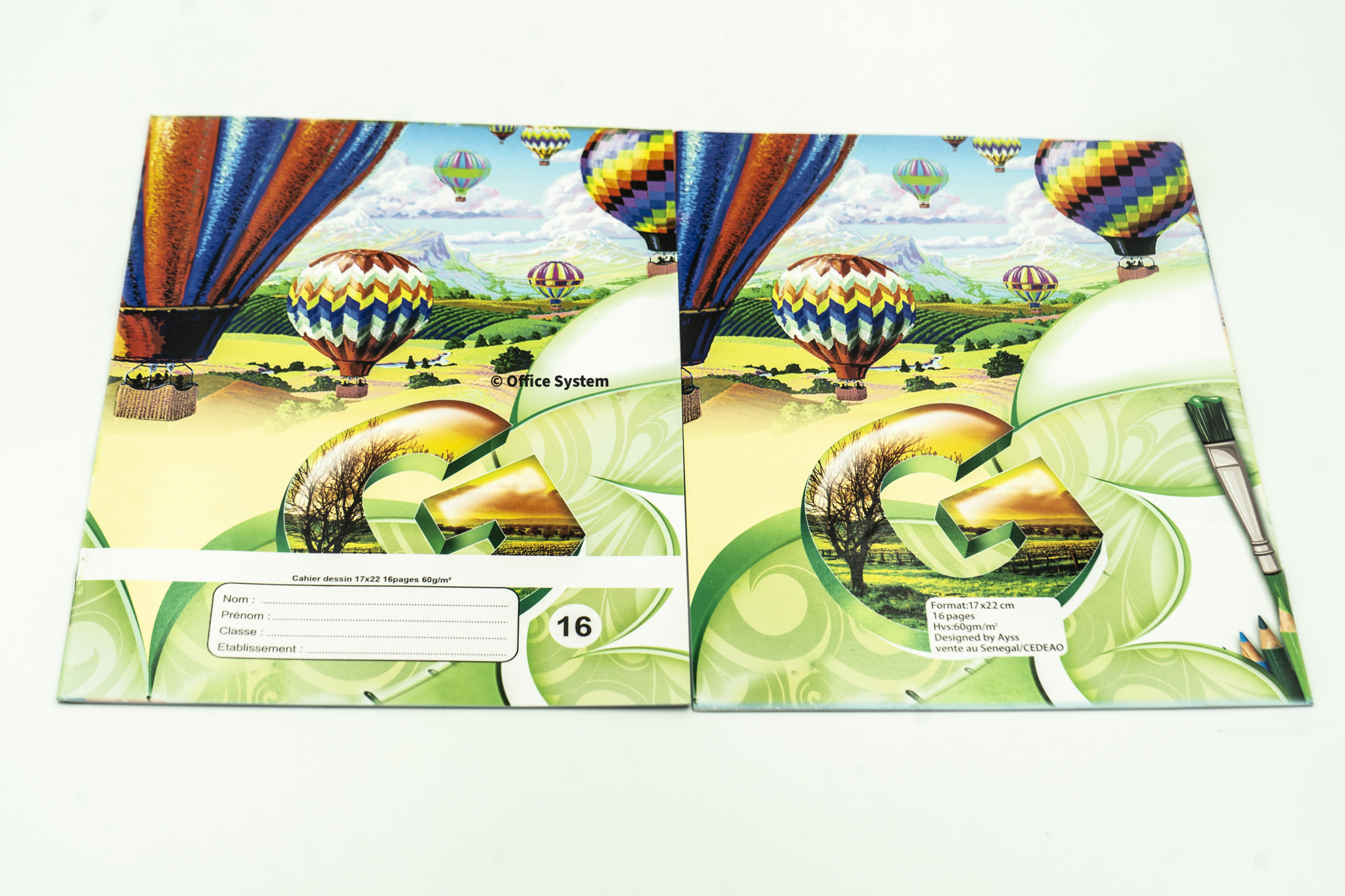 Cahier dessin PM 17x22cm 16pages – Image 2