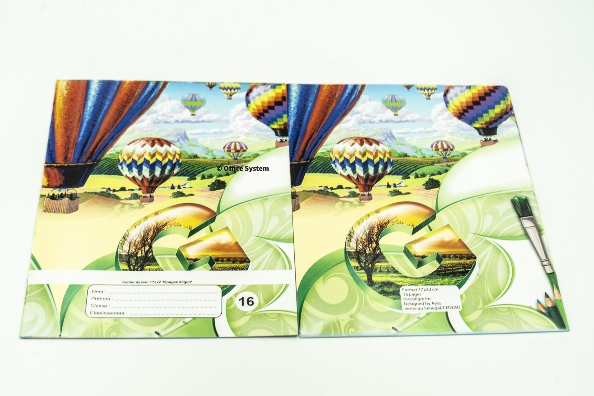 Cahier dessin PM 17x22cm 16pages – Image 3