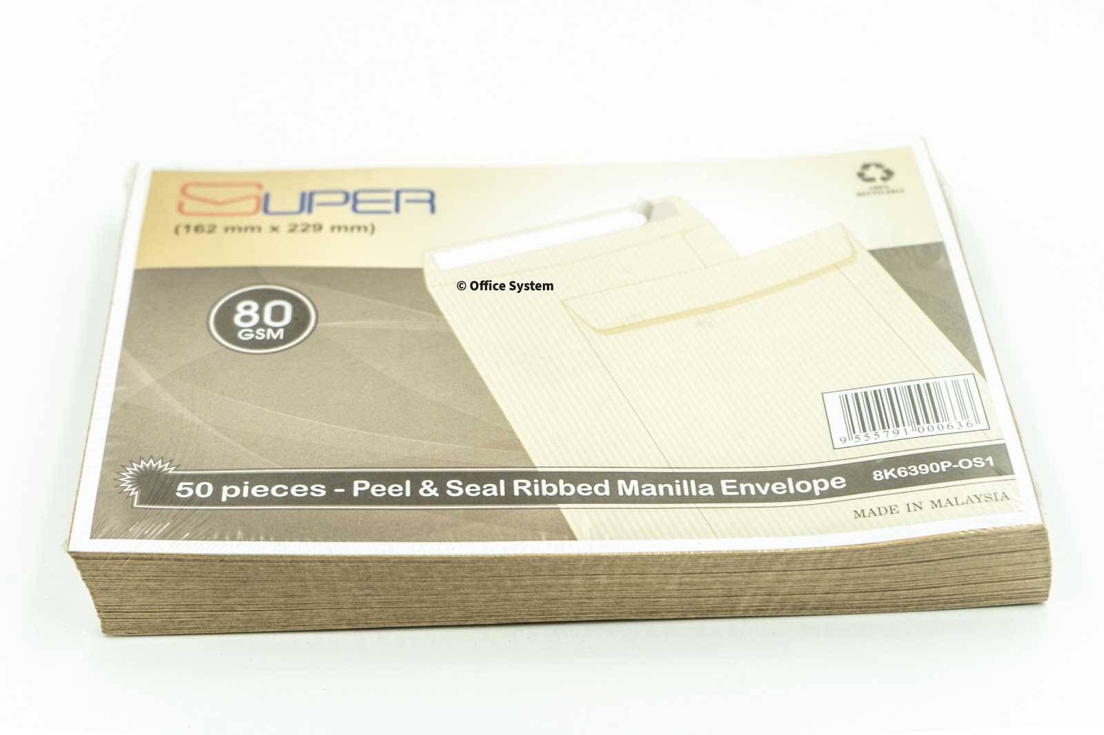 Pochette kraft A5 SUPER 80gsm auto collant 50 pièces