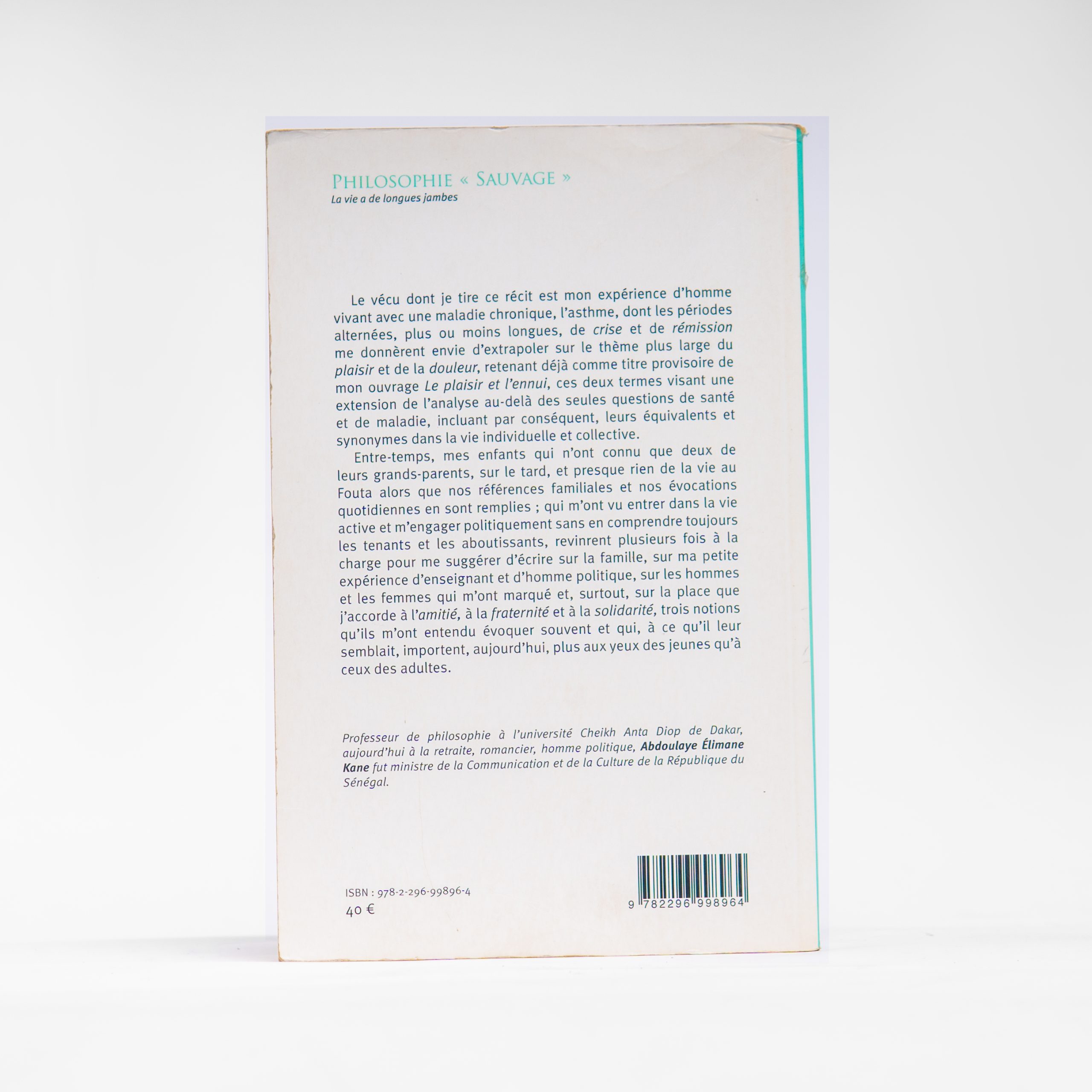 PHILOSOPHIE <> Abdoulaye Elimane Kane L'Harmatan Sénégal 427 pages – Image 2