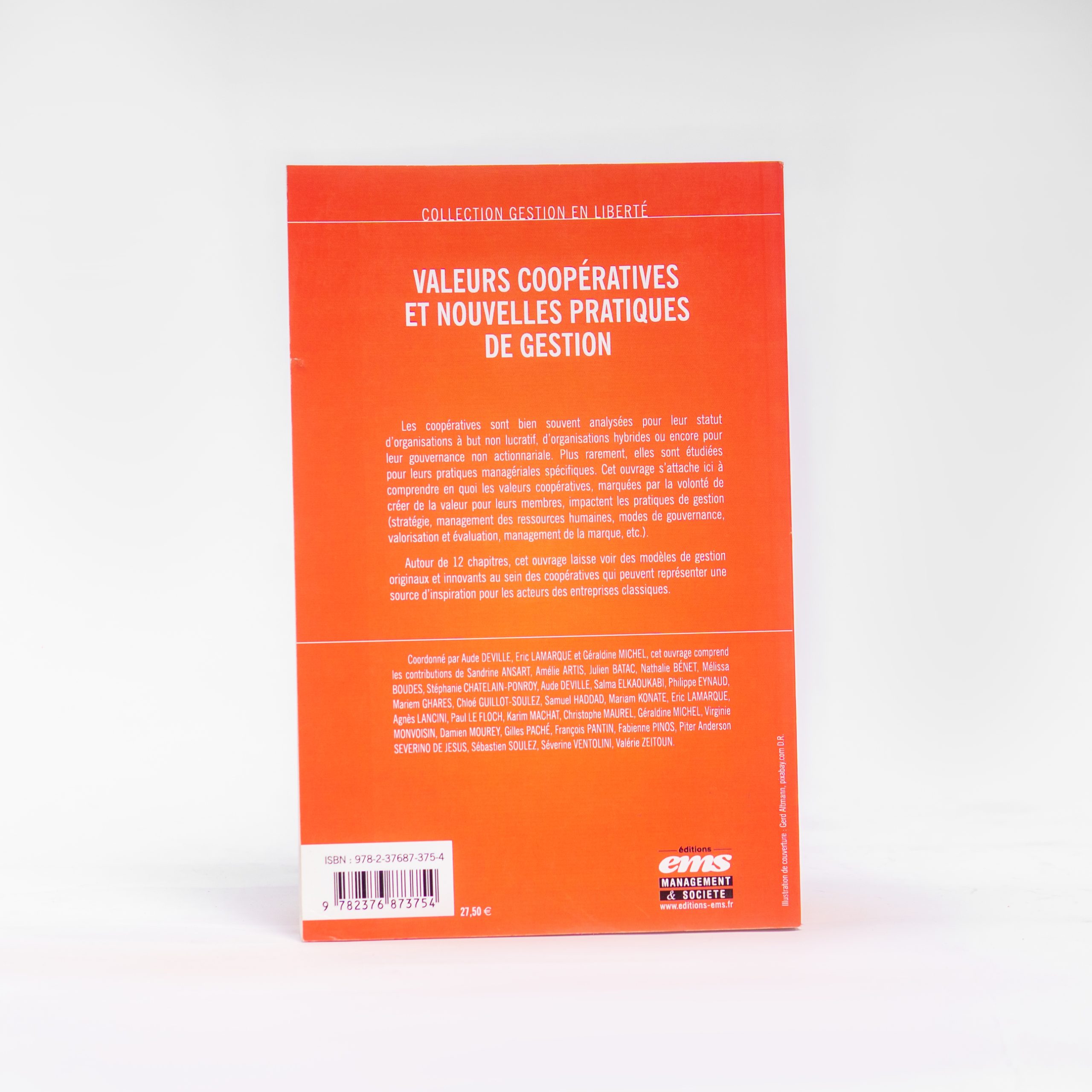 VALEURS COOPERATIVES ET NOUVELLES PRATIQUES DE GESTION Aude Deville Eric Lamarque éd EMS Collection Gestion en Liberté – Image 2