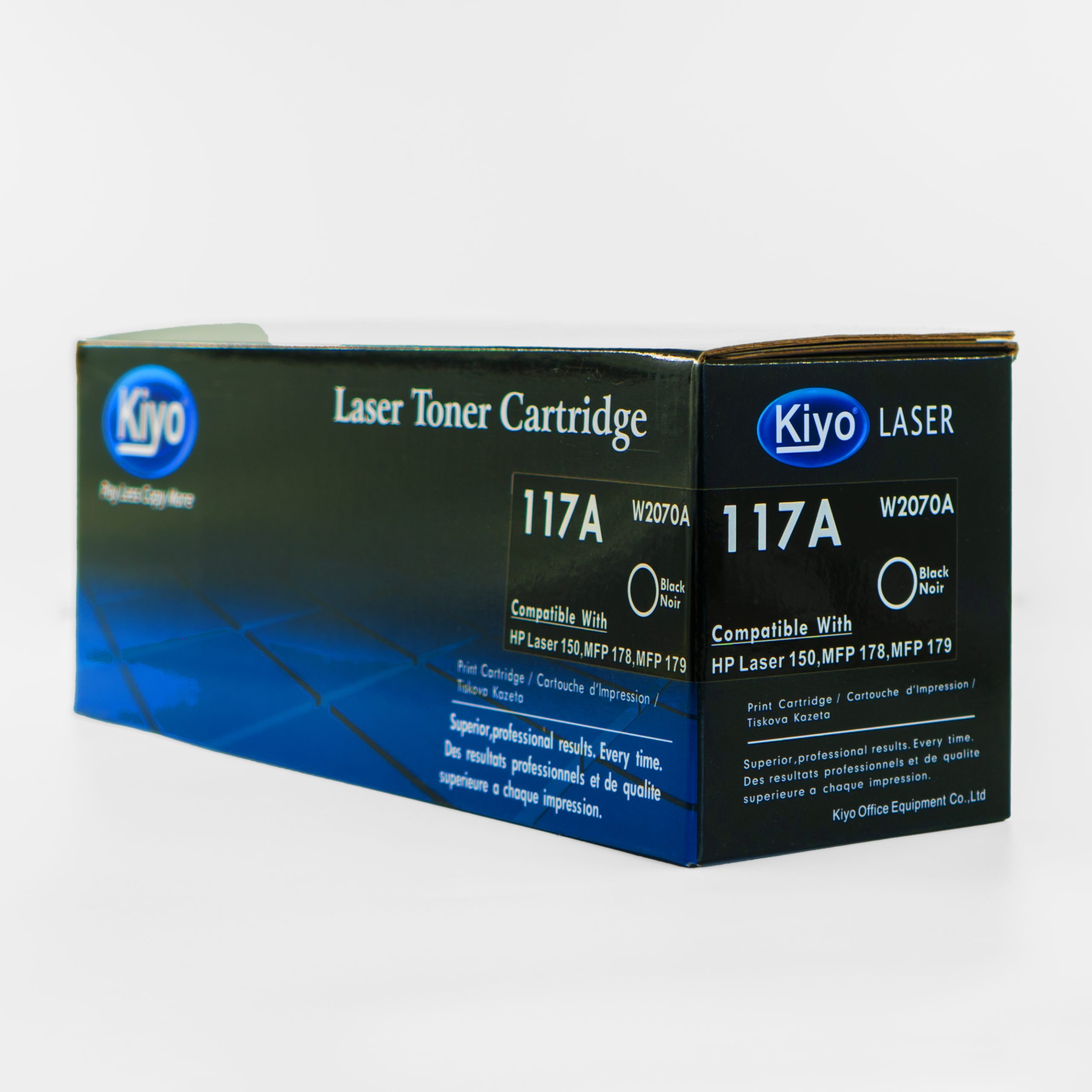 Cartouche Laser Toner 117A noir et couleur KIYO
