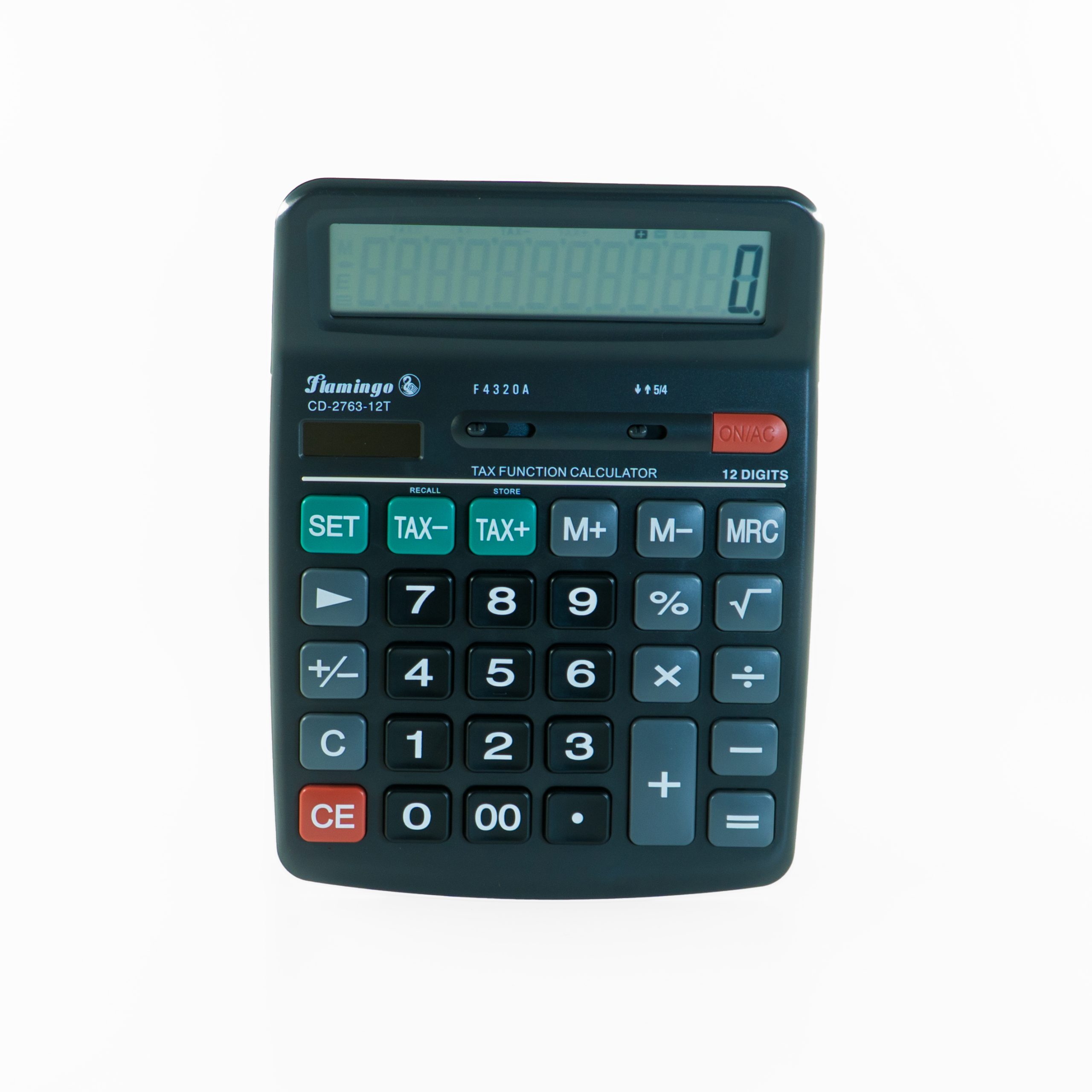 Calculatrice de table commerçante FLAMINGO CD-2763-12T – Image 3
