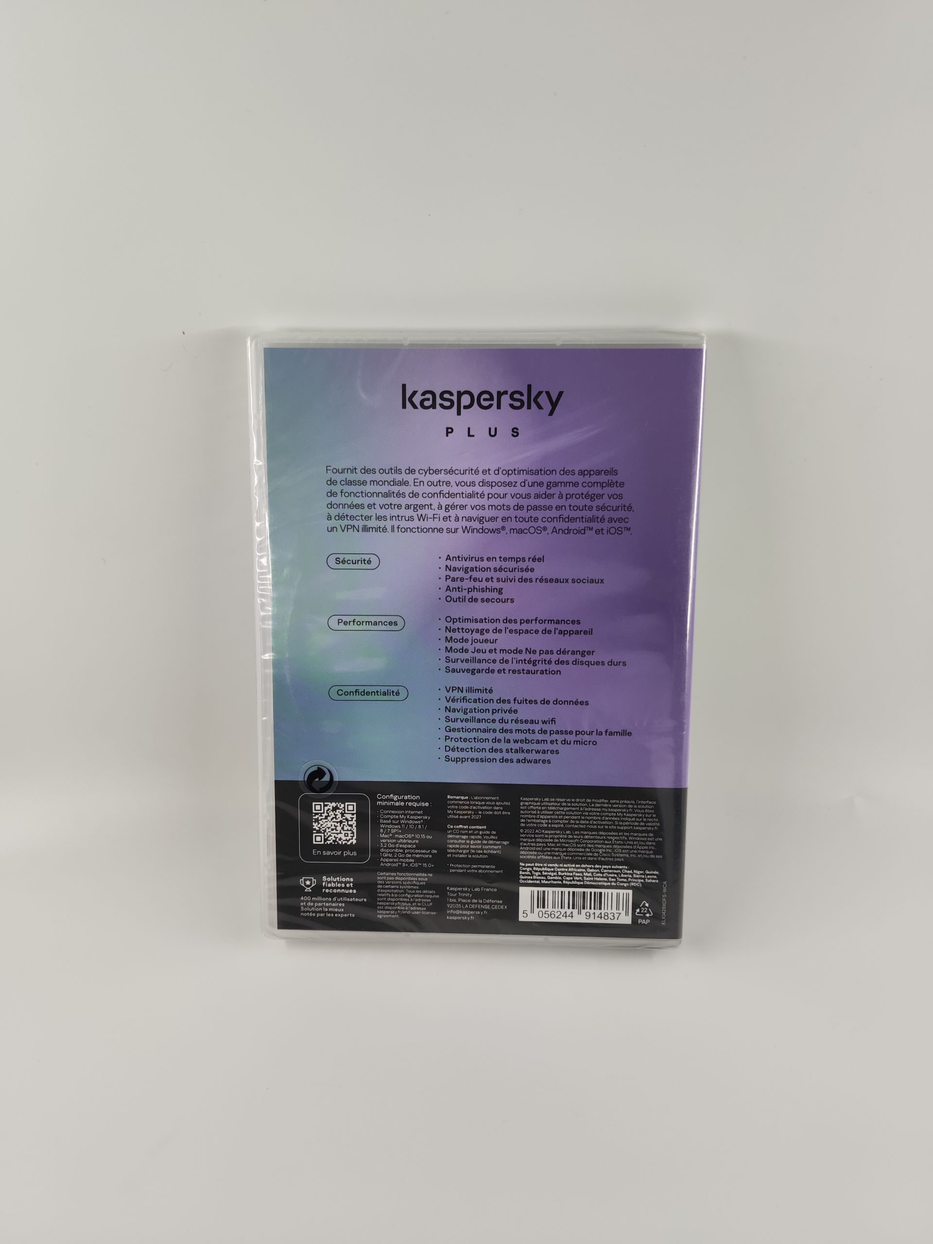 Anti virus internet Security KASPERSKY plus 4 appareils – Image 2