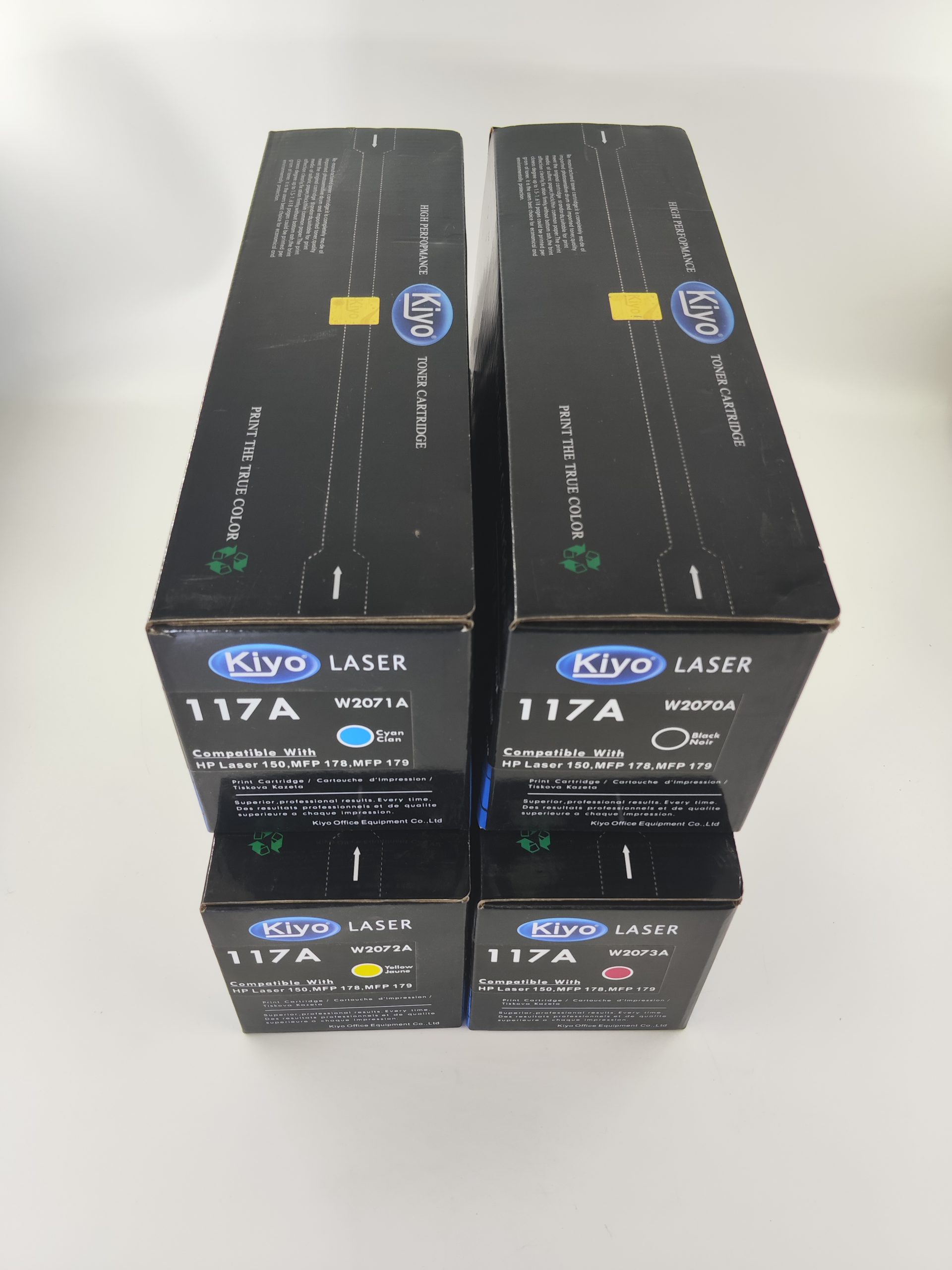 Cartouche Laser Toner 117A noir et couleur KIYO – Image 5
