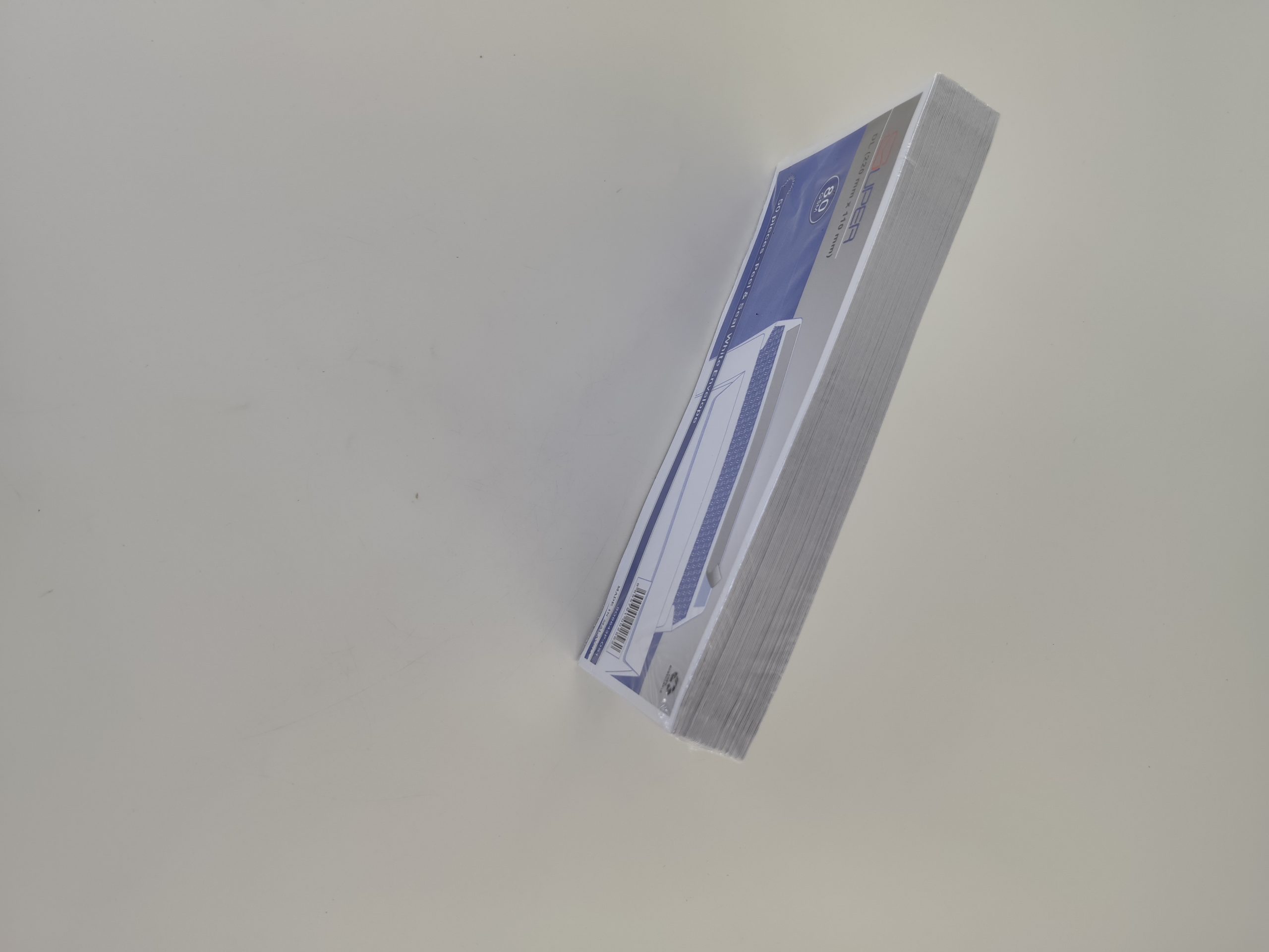 Enveloppe Blanche 110x220mm SUPER 80gsm auto collant 50 pièces – Image 3