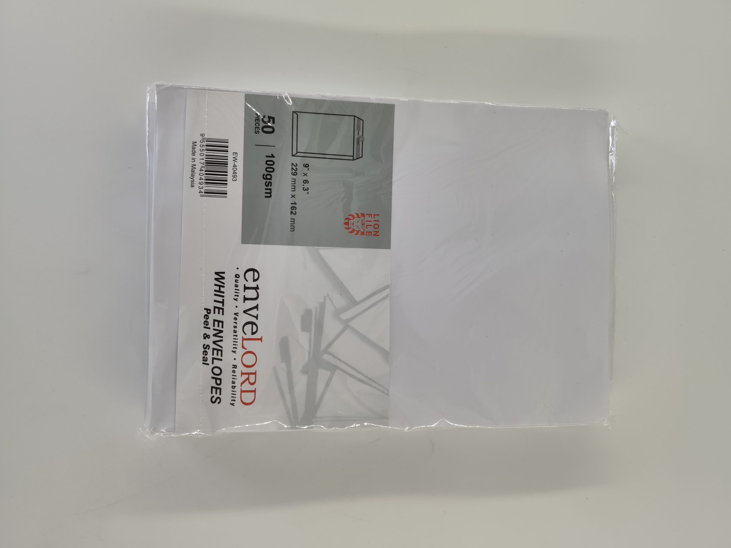 Pochette BLANCHE A5 ENVELORD 100gsm auto collant 50 pièces – Image 3