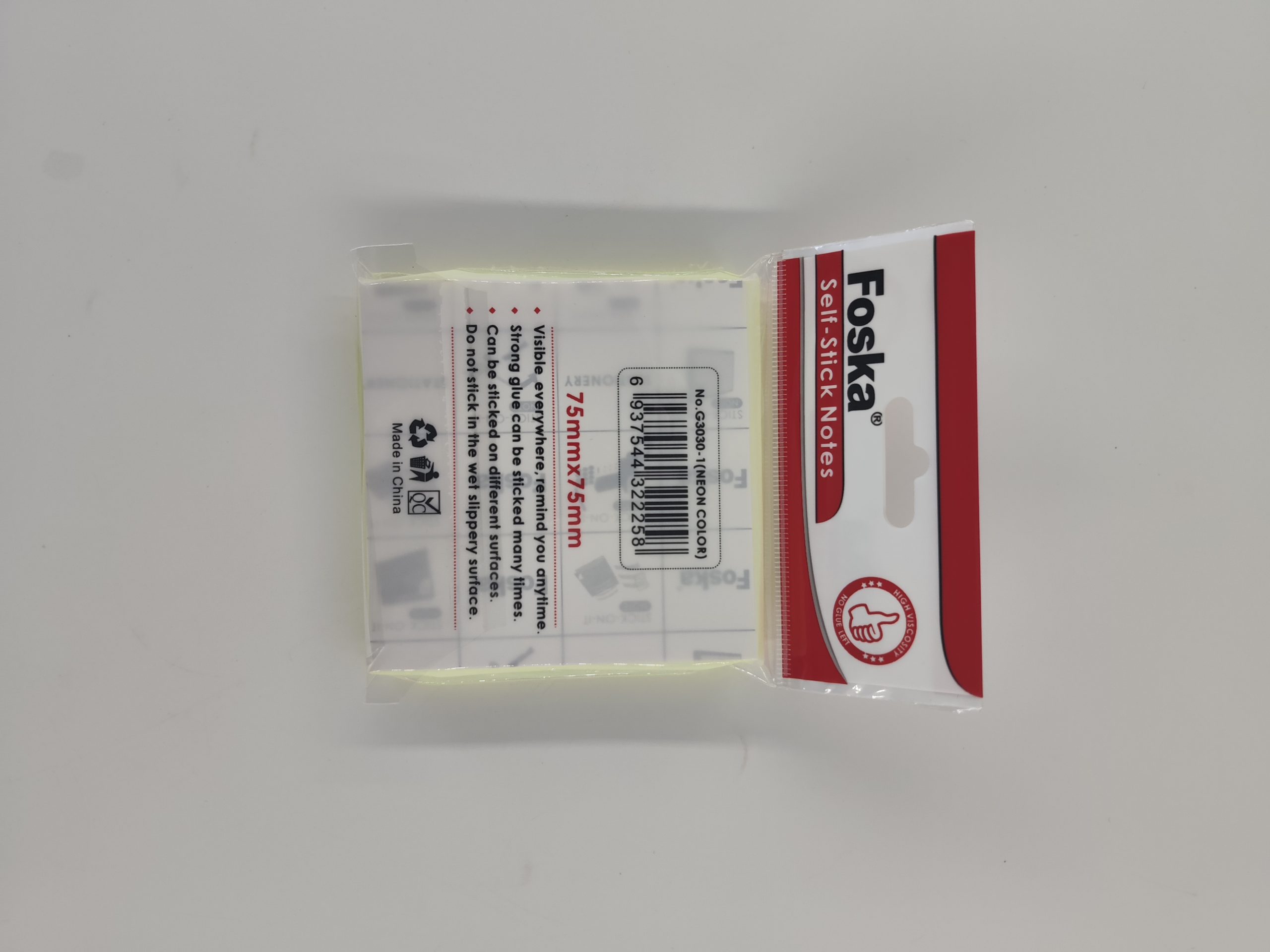 Papier auto collant Post it Jaune G3030-1 75x75mm 100 feuilles FOSKA – Image 12