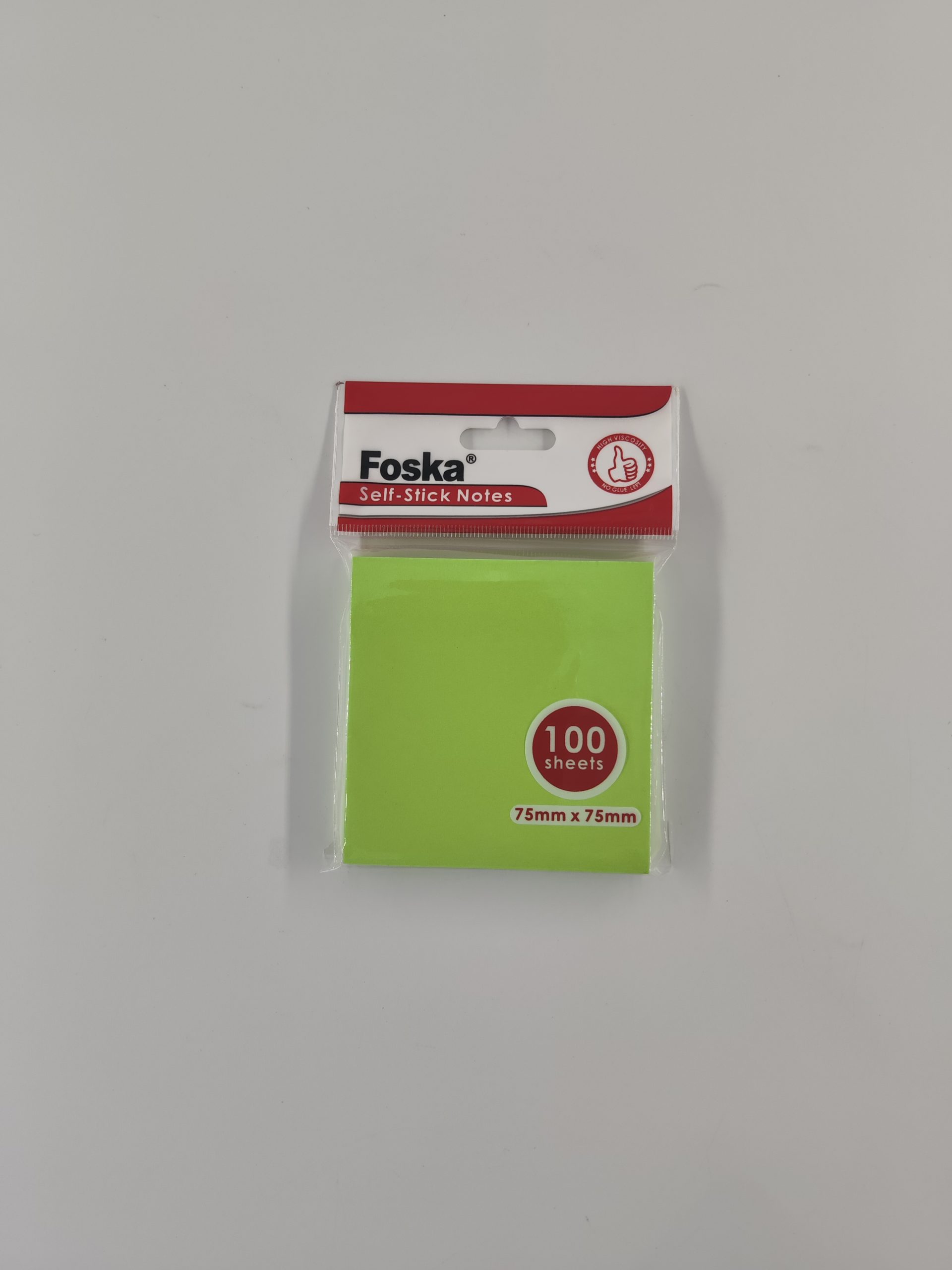 Papier auto collant Post it Jaune G3030-1 75x75mm 100 feuilles FOSKA