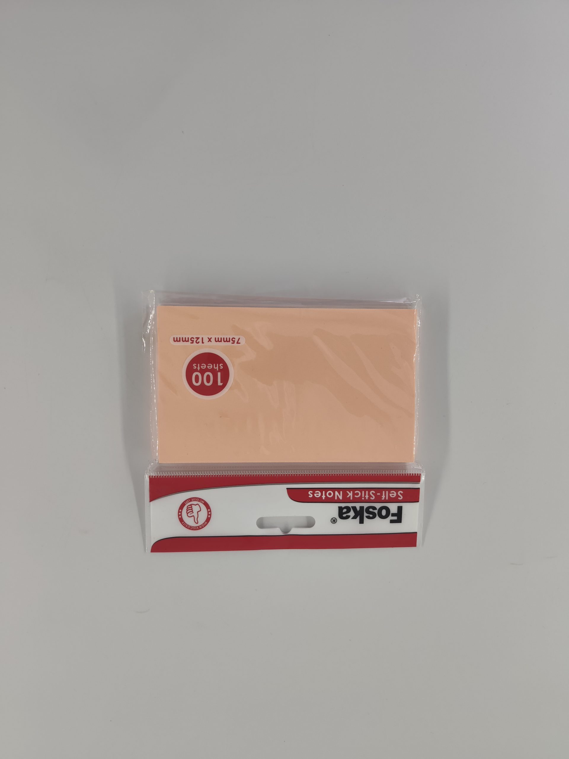 Papier auto collant Post it Jaune G3050-1 75x125mm 100 feuilles FOSKA – Image 2