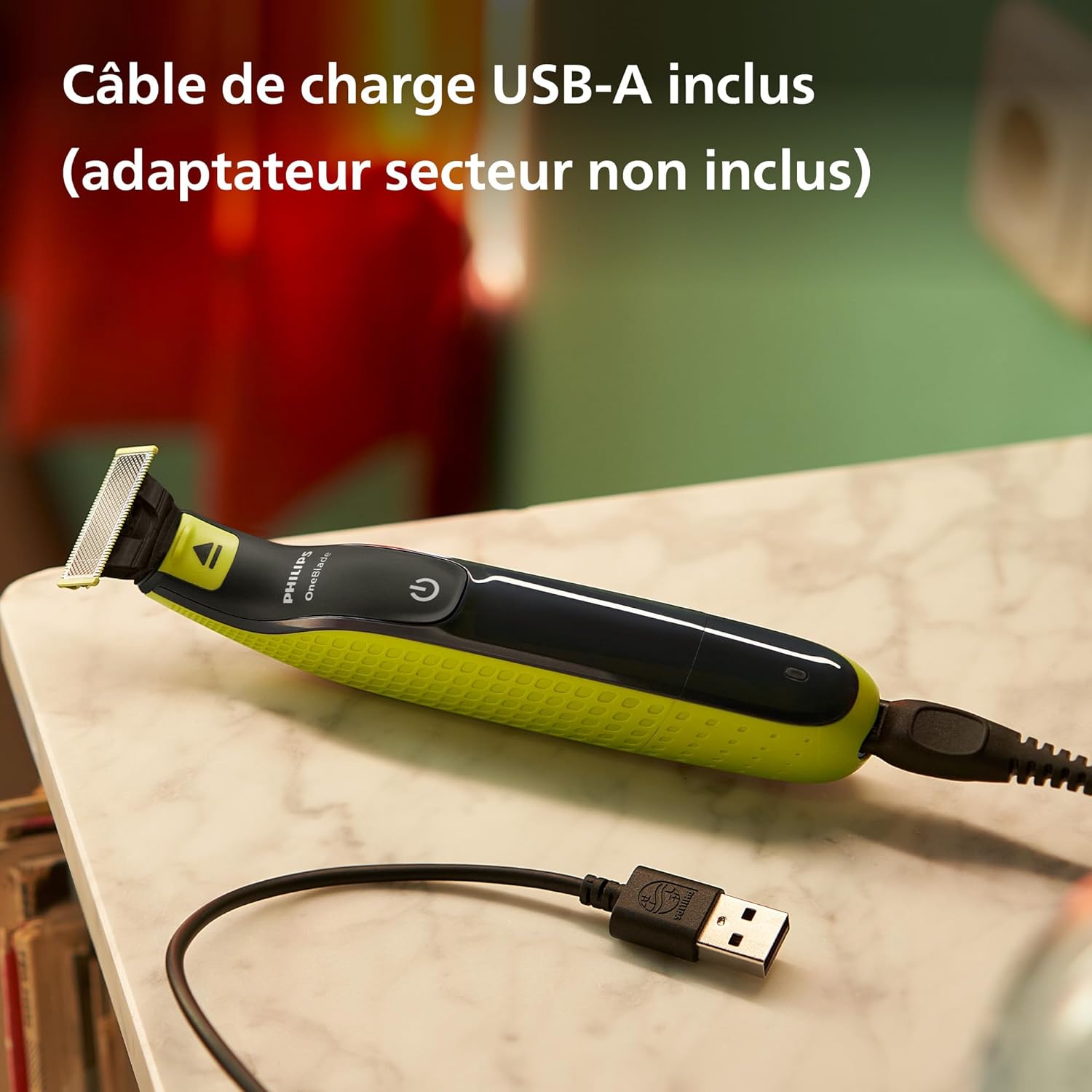 Rasoir et tondeuse électrique Philips OneBlade Pro 360 hybride Visage + Corps – Image 2