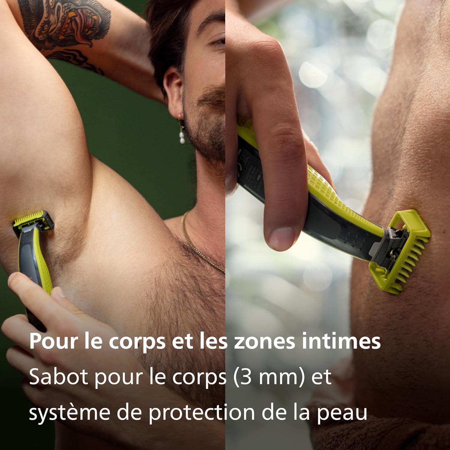 Rasoir et tondeuse électrique Philips OneBlade Pro 360 hybride Visage + Corps – Image 7