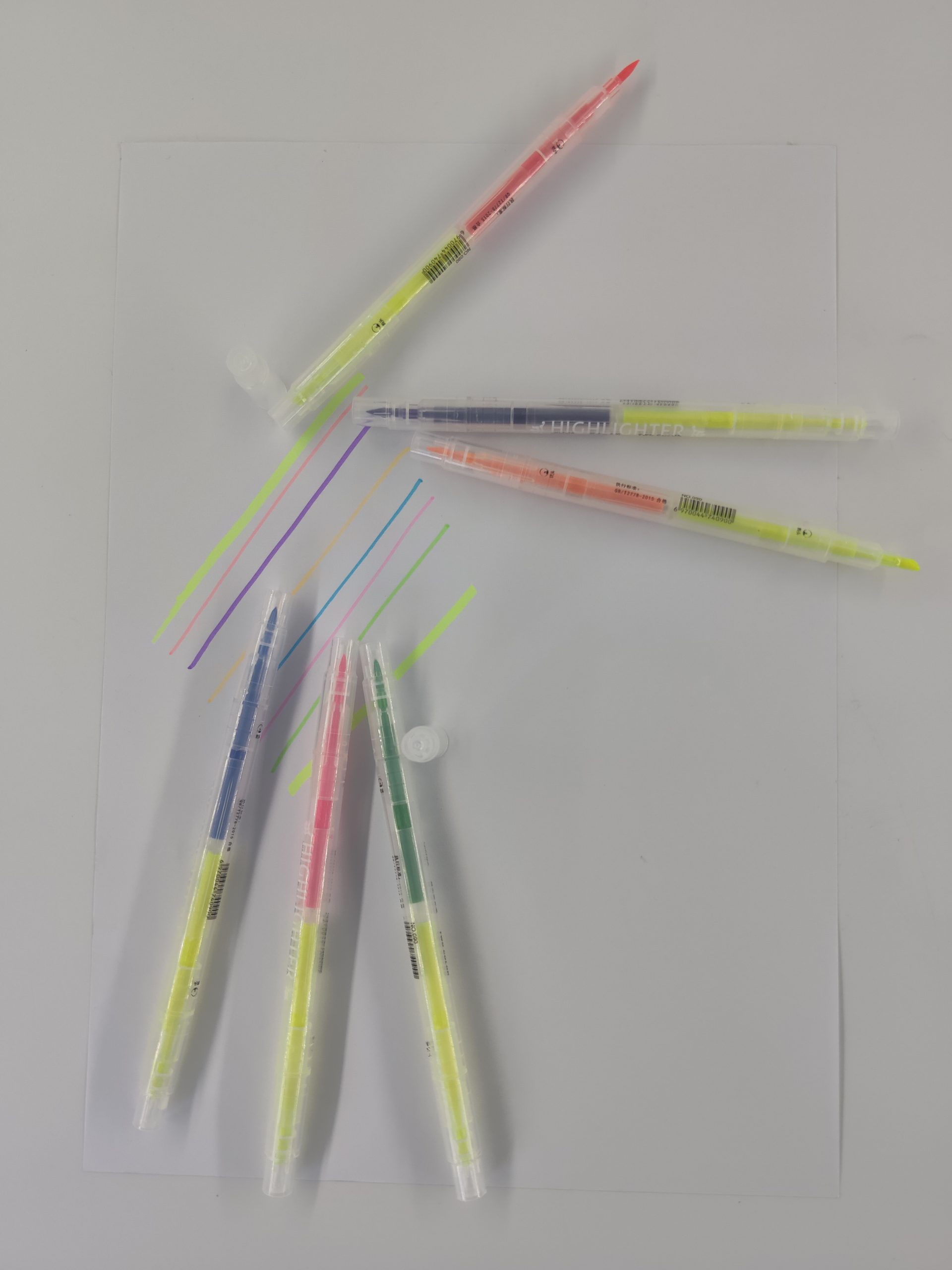 Marqueur surligneur double usage différentes couleurs Qianjia No.090 – Image 9