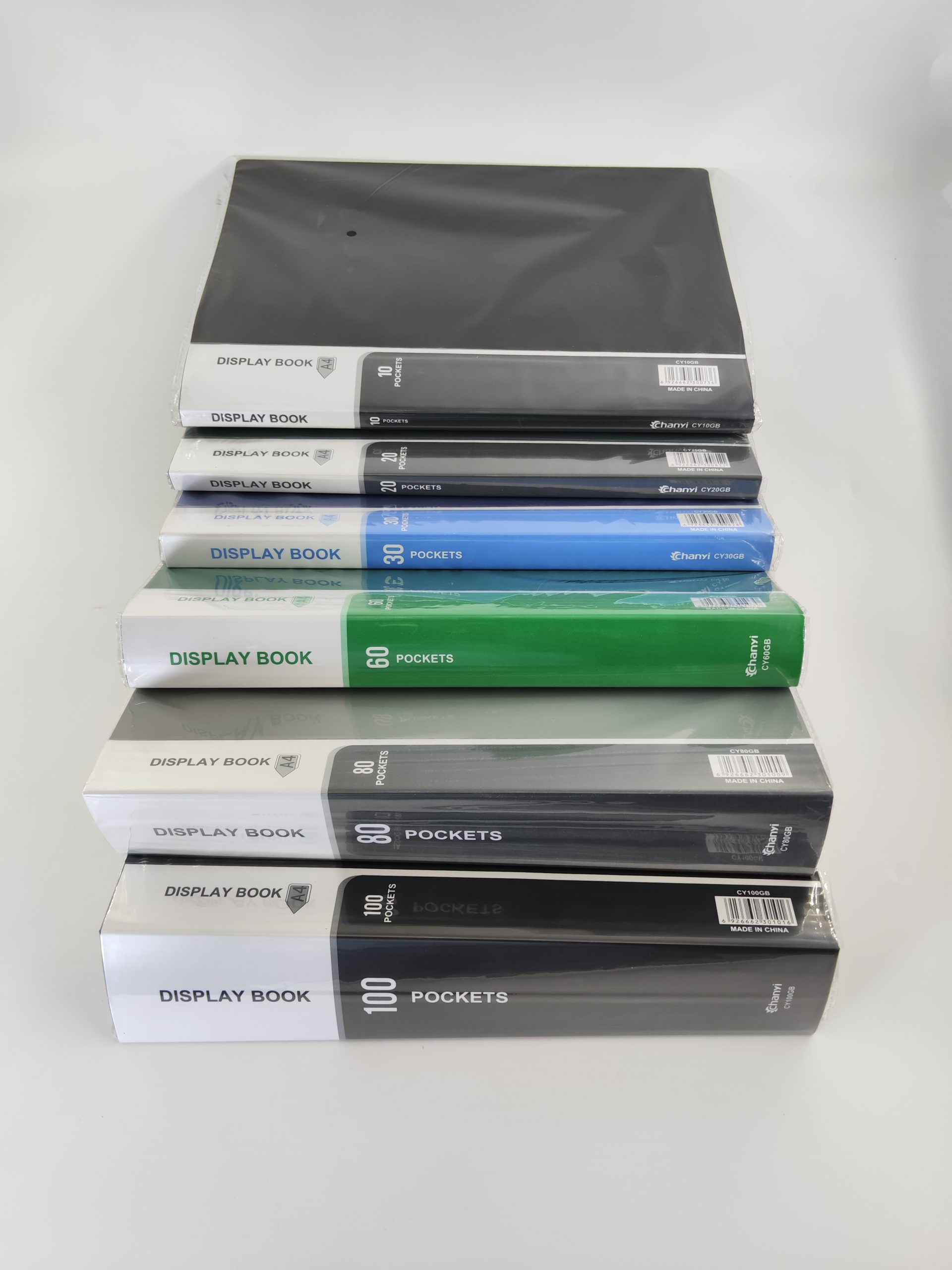 Lutin porte document 10 pochettes A4 20 vues Chanyi CY10GB – Image 2