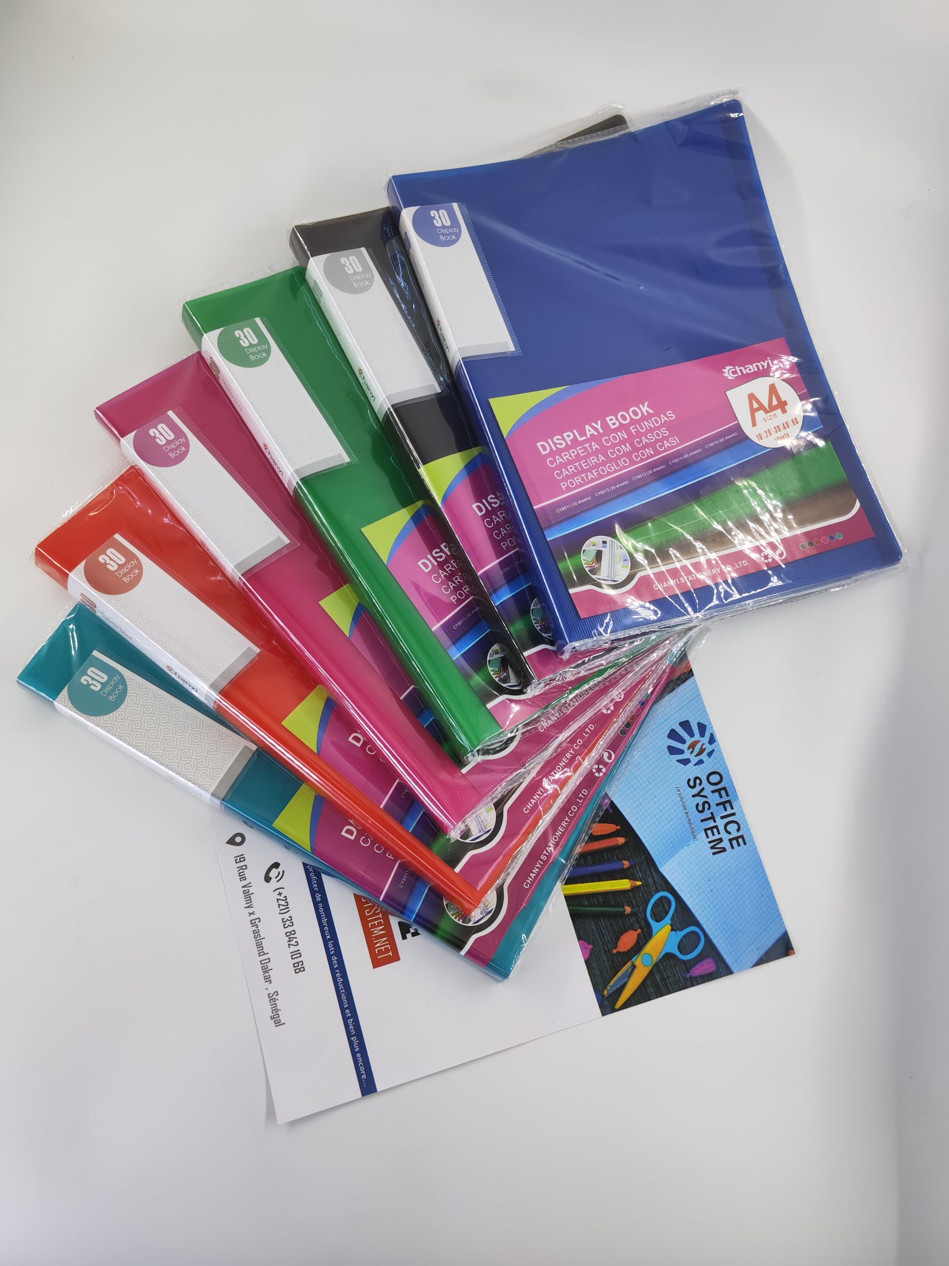 Lutin porte document 30 pochettes A4 60 vues Chanyi CY8513 – Image 2