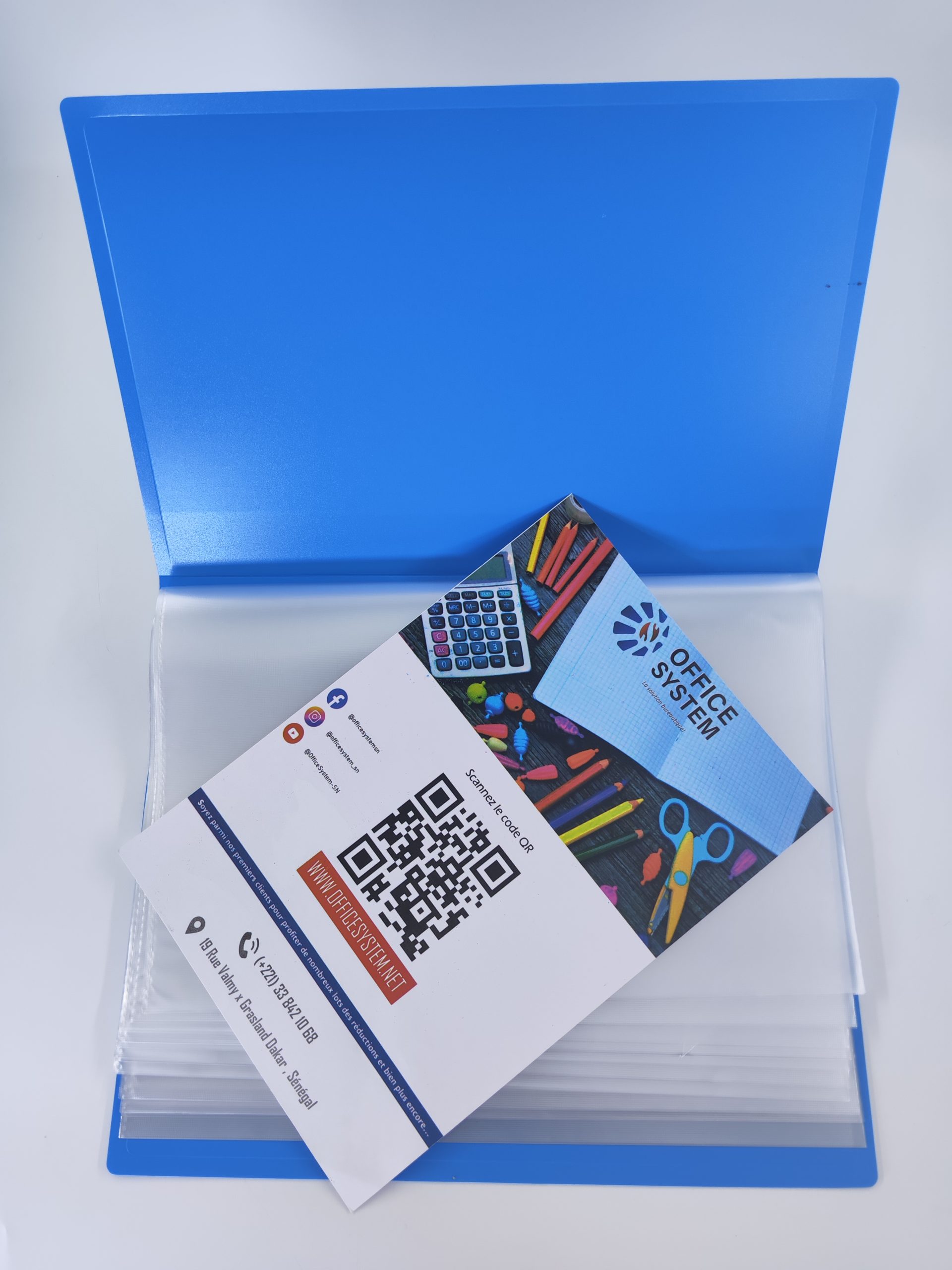 Lutin porte document 100 pochettes FC 200 vues Chanyi CYFC100AB – Image 13