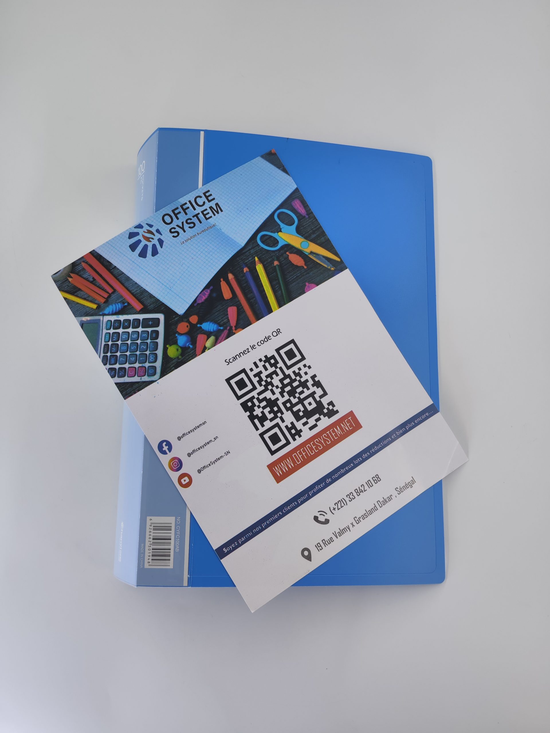 Lutin porte document 100 pochettes FC 200 vues Chanyi CYFC100AB – Image 5