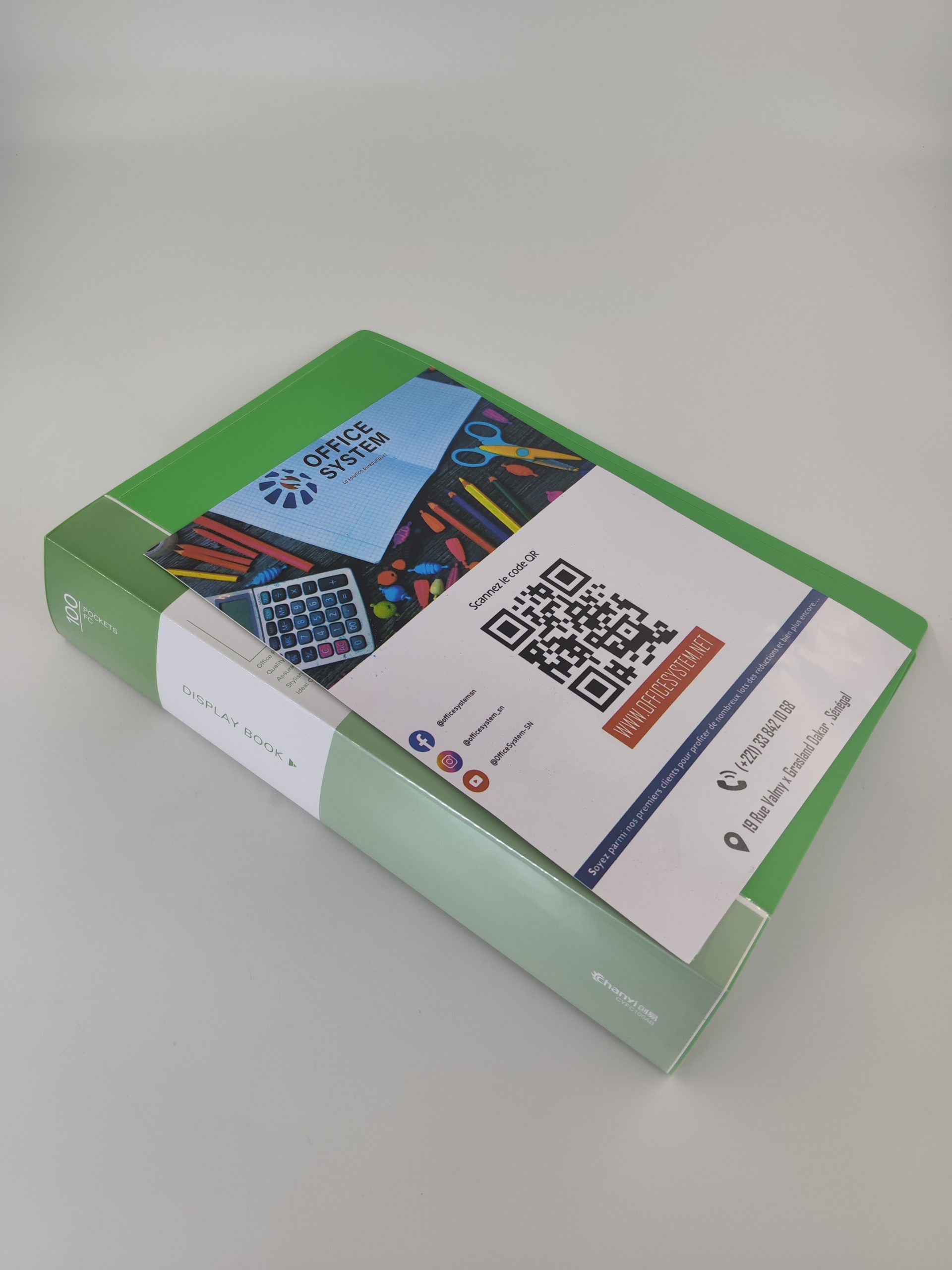 Lutin porte document 100 pochettes FC 200 vues Chanyi CYFC100AB – Image 3