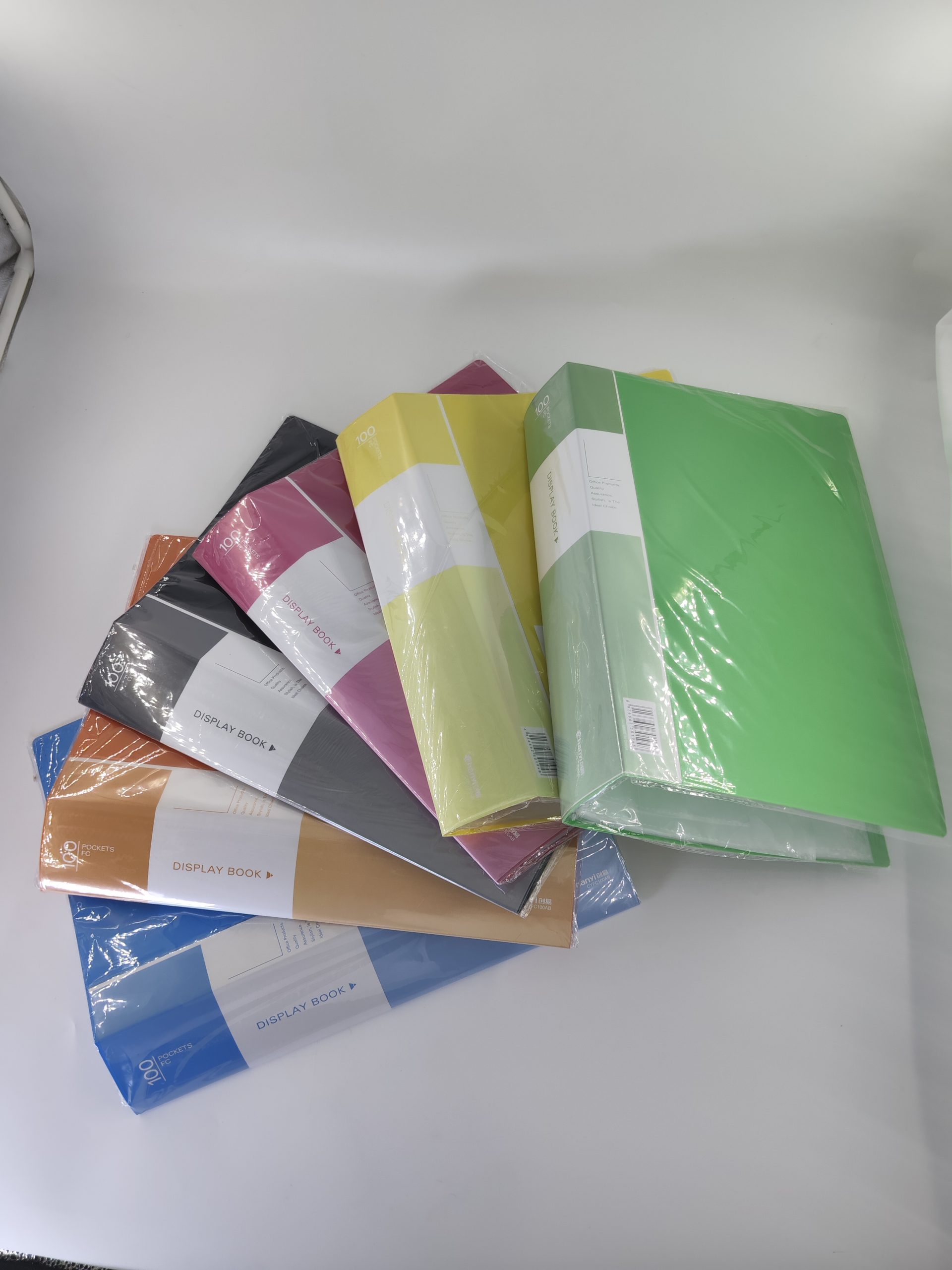Lutin porte document 100 pochettes FC 200 vues Chanyi CYFC100AB – Image 2