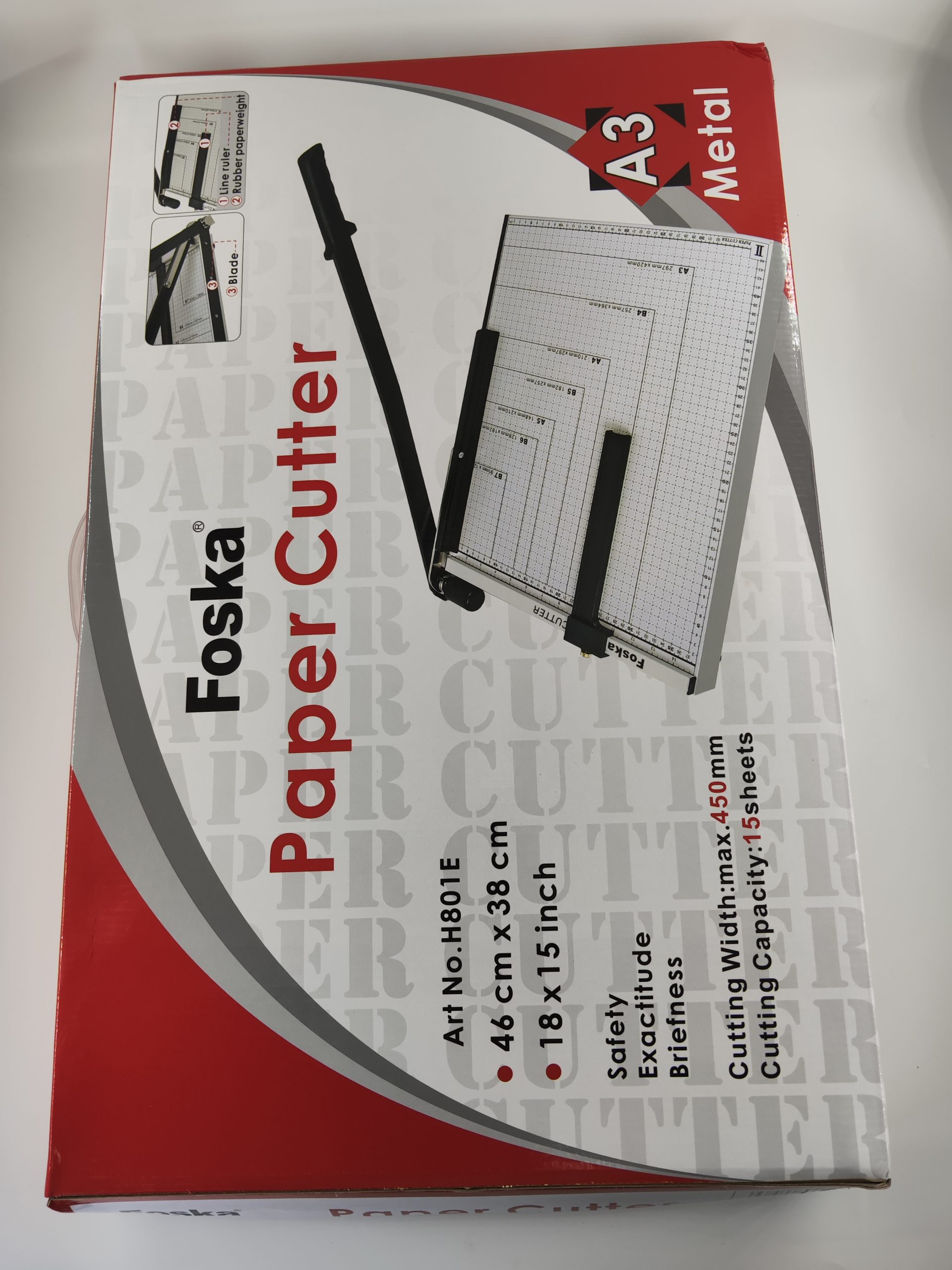 Coupe papier A3 FOSKA H801E – Image 2