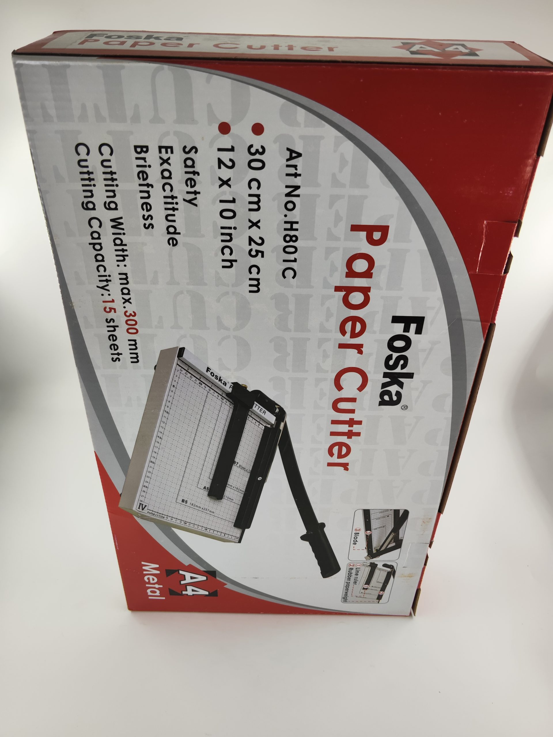 Coupe papier A4 FOSKA H801C – Image 6