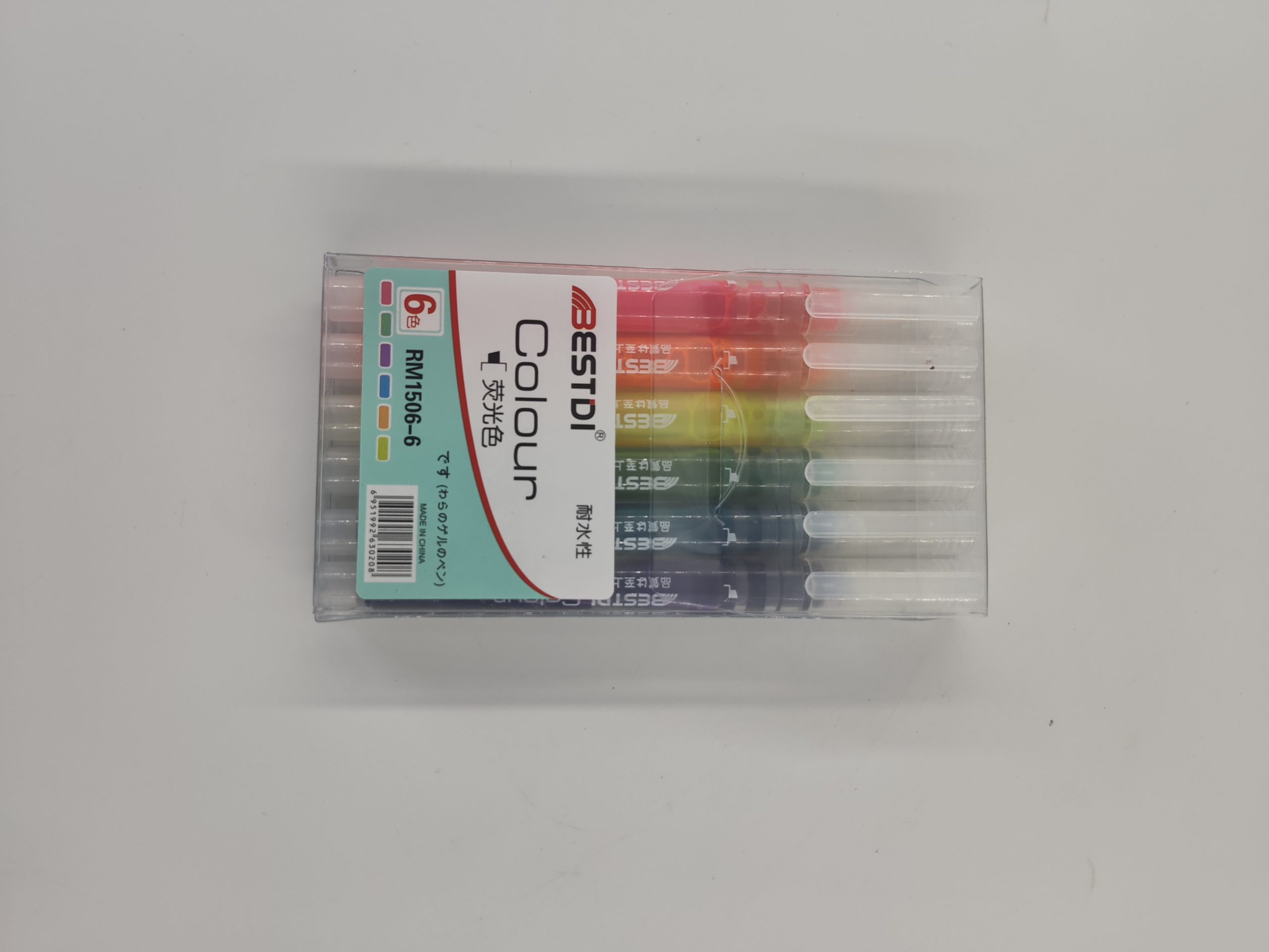 Boite de 6 Surligneurs Bestdi RM1506-6