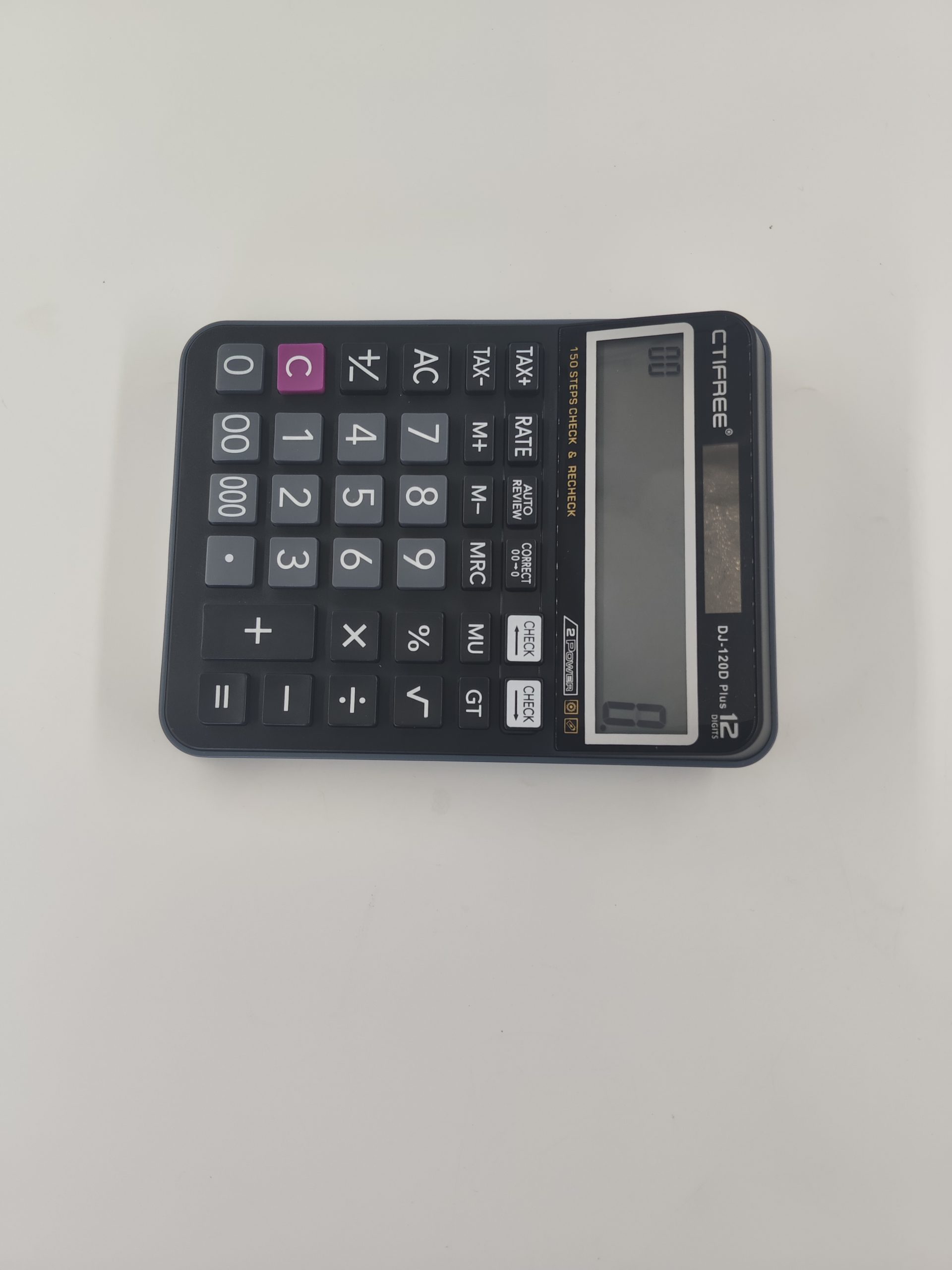 Calculatrice de table CTIFREE DJ 120D Plus 12 chiffres – Image 2