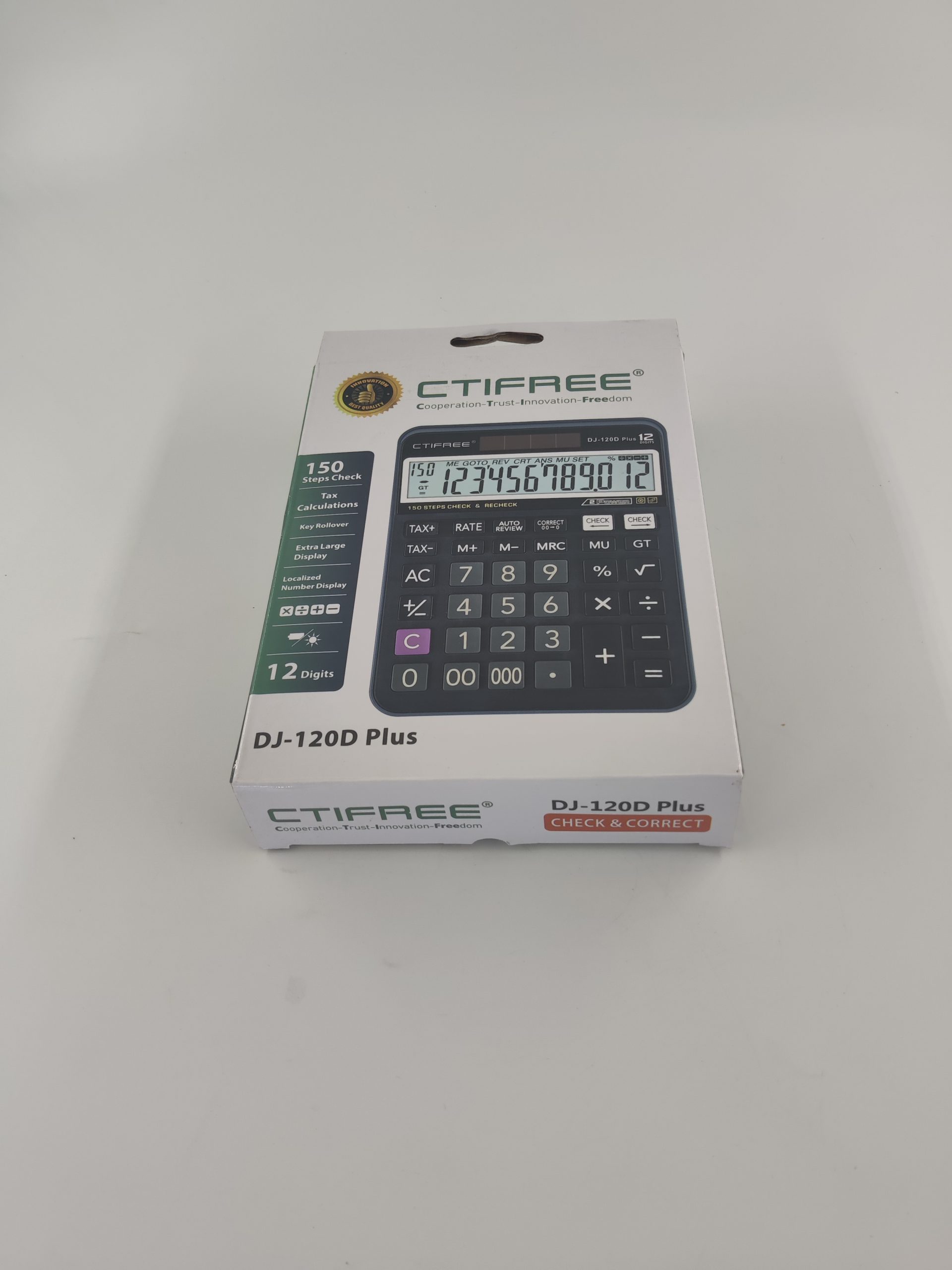 Calculatrice de table CTIFREE DJ 120D Plus 12 chiffres – Image 3