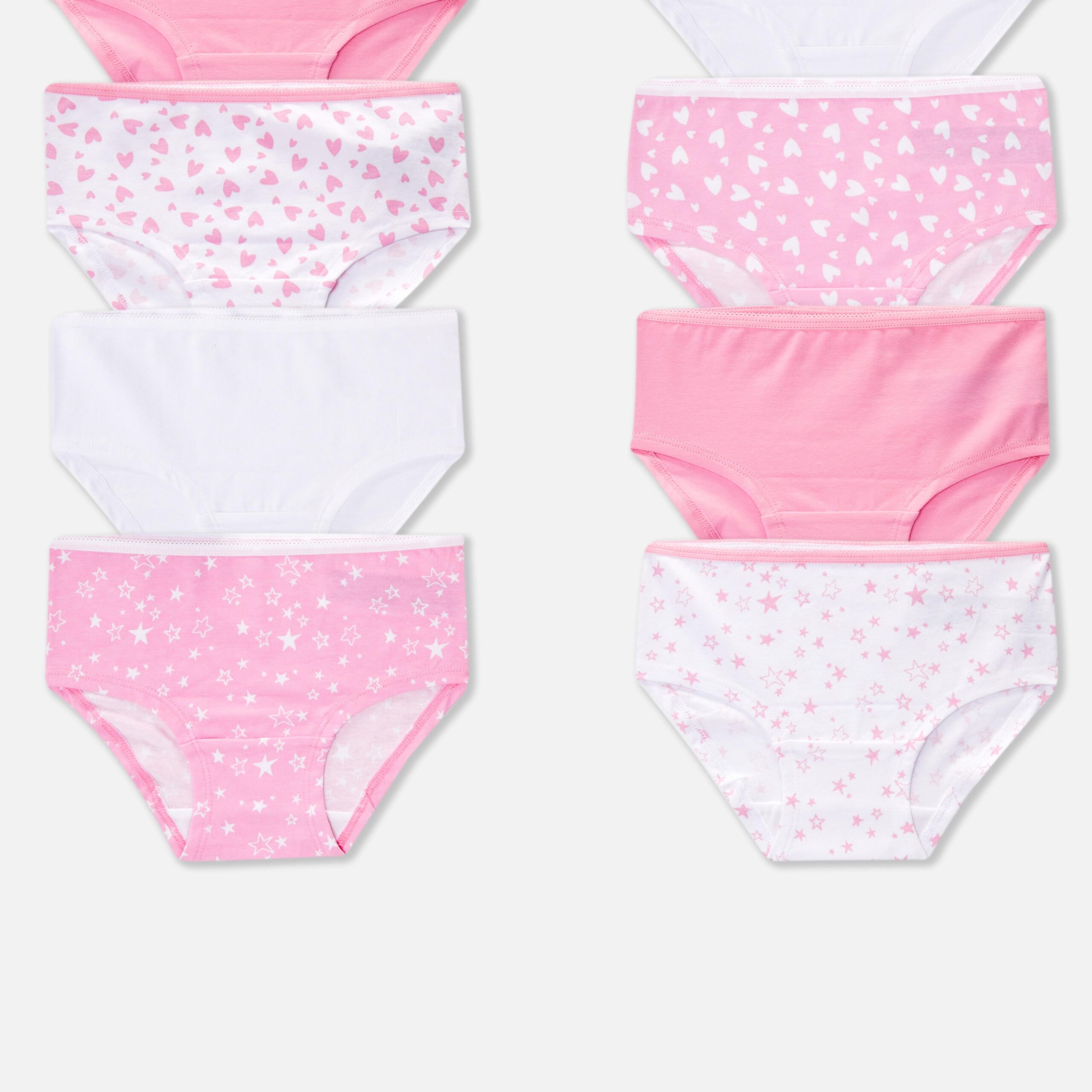 pack de 7 culottes à motifs pour fille de 3 à 7 ans – Image 2